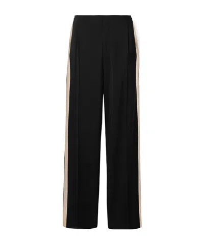 Kallmeyer Phoebe Wool-crepe Straight-leg Pants In Black