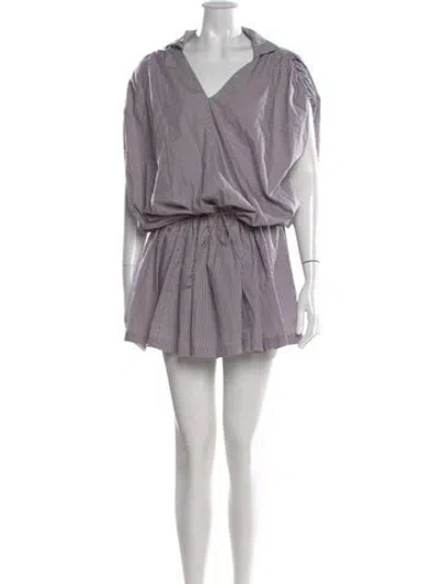 Pre-owned Kallmeyer Plaid Print Mini Dress In Multi