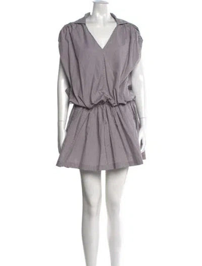 Pre-owned Kallmeyer Plaid Print Mini Dress In Multi