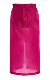Kallmeyer Regina Drawstring Silk Midi Skirt
