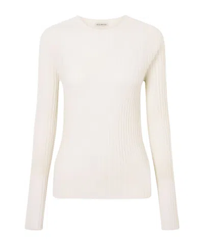 Kallmeyer Fabi Ribbed Merino Wool Top In White
