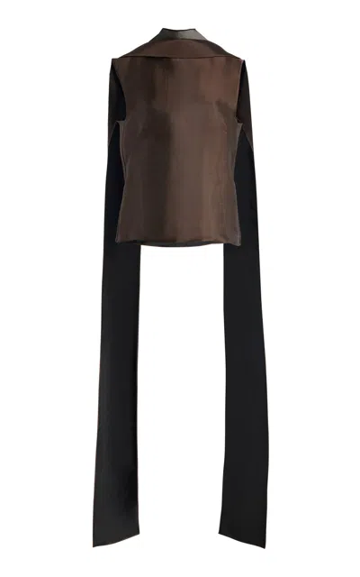Kallmeyer River Scarf Top In Black