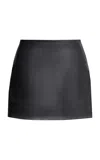Kallmeyer Shiloh Leather Miniskirt In Black