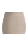 Kallmeyer Shiloh Mini Skirt In Brown