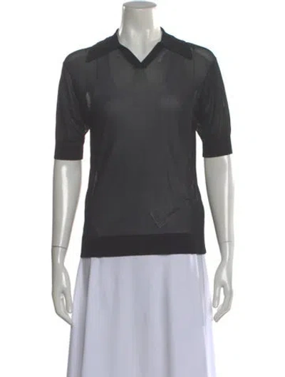 Pre-owned Kallmeyer Short Sleeve Polo In Gray