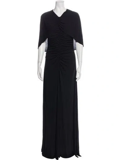 Pre-owned Kallmeyer Silk Long Dress W/ Tags In Black