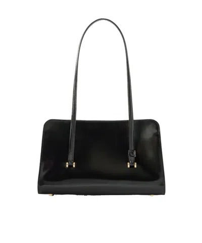 Kallmeyer Magazine Patent-leather Shoulder Bag In Black