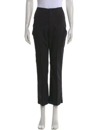 Pre-owned Kallmeyer Straight Leg Pants In Black