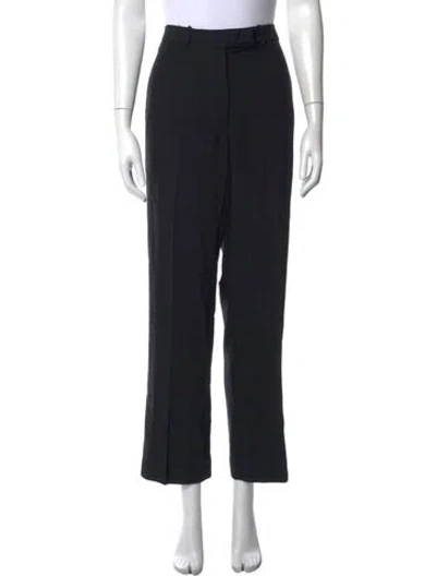 Pre-owned Kallmeyer Straight Leg Pants In Black