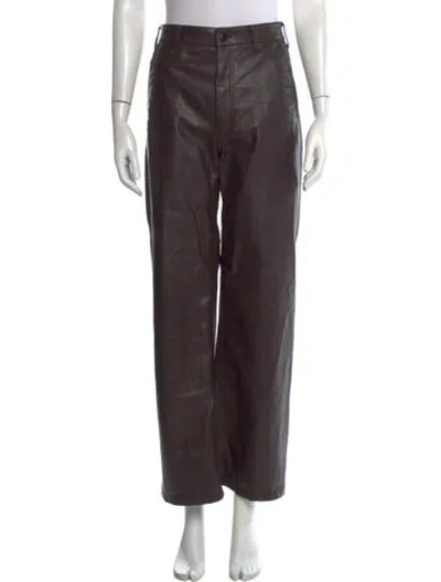 Pre-owned Kallmeyer Straight Leg Pants In Brown