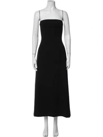 Pre-owned Kallmeyer Strapless Long Dress In Black