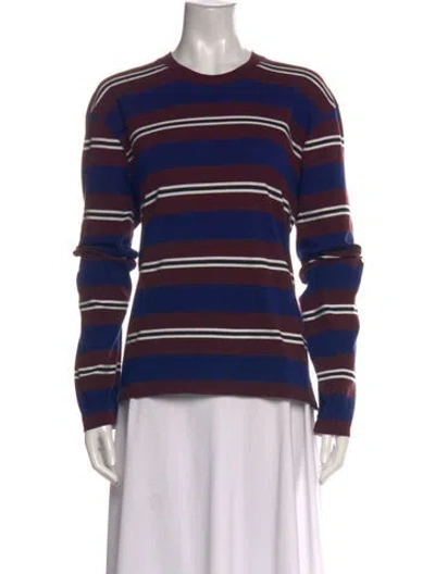 Pre-owned Kallmeyer Striped Crew Neck Top W/ Tags In Multi