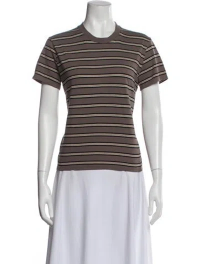 Pre-owned Kallmeyer Striped Crew Neck T-shirt W/ Tags In Multi