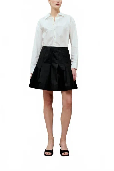 Kallmeyer Sutton Pleated Skirt In Black