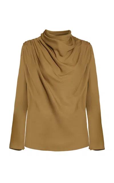 Kallmeyer Tabitha Silk Top In Gold