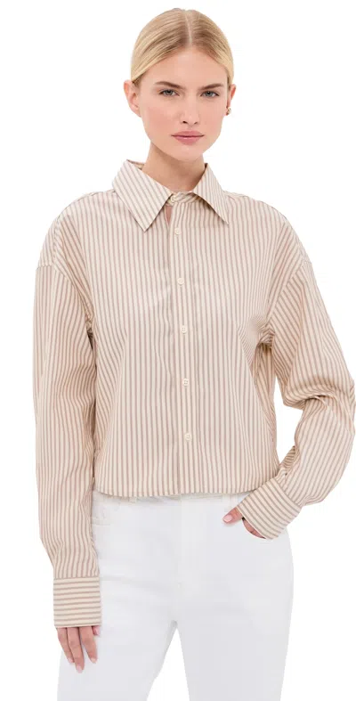 Kallmeyer Tegan Button Down Shirt Currant In Purple