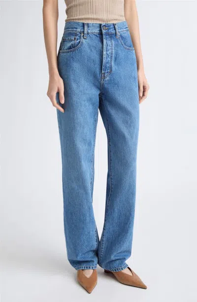 Kallmeyer Temple Straight Leg Jeans In Blue