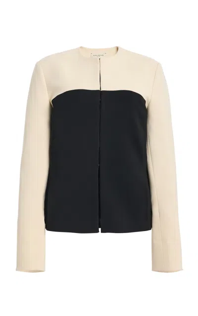 Kallmeyer Tilda Color Blocked Blazer In Neutral