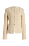 Kallmeyer Tilda Linen-blend Jacket In Neutral