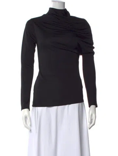 Pre-owned Kallmeyer Turtleneck Long Sleeve Top In Black