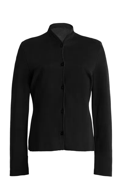 Kallmeyer Uri Standing Collar Jacket In Black