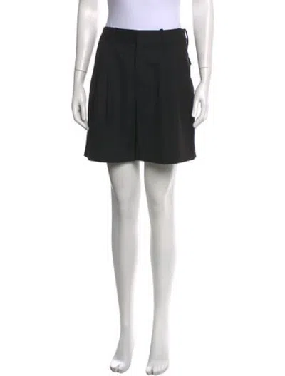 Pre-owned Kallmeyer Virgin Wool Mini Shorts W/ Tags In Black