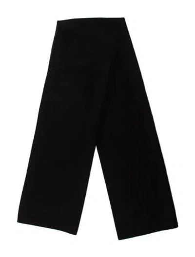 Pre-owned Kallmeyer Virgin Wool Scarf In Black