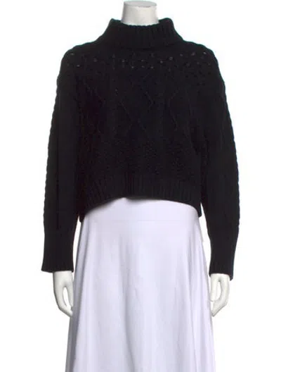Pre-owned Kallmeyer Virgin Wool Turtleneck Sweater In Black