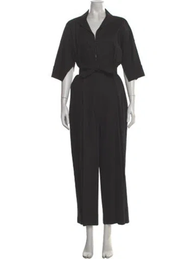 Pre-owned Kallmeyer V-neck Jumpsuit In Gray