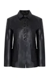 Kallmeyer Warner Blazer In Black Lamb Leather