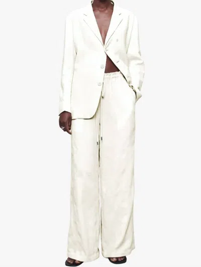 Kallmeyer Wesley Drawstring Pant In Natural In Transparent