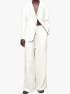 Kallmeyer Wesley Drawstring Pant In Natural In White