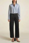Kallmeyer Wide Leg Column Jean In Jet Black In Black