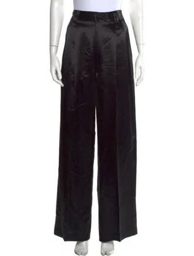 Pre-owned Kallmeyer Wide Leg Pants In Black