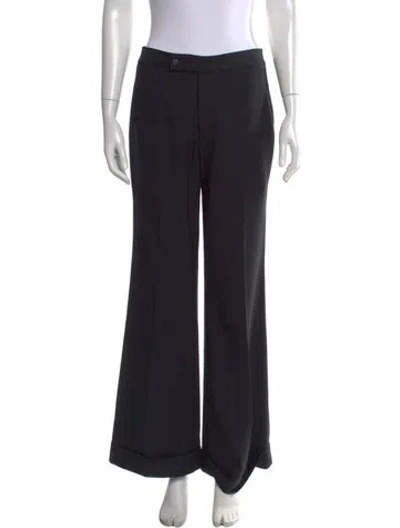 Pre-owned Kallmeyer Wide Leg Pants In Black
