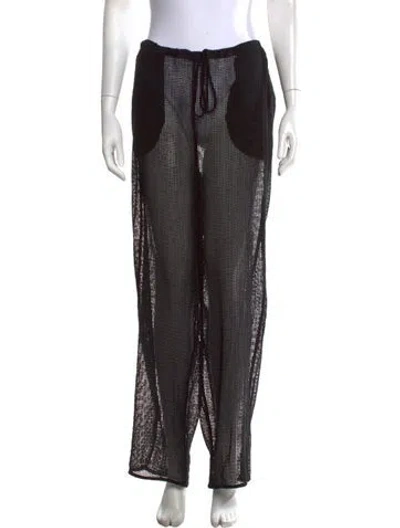 Pre-owned Kallmeyer Wide Leg Pants In Black