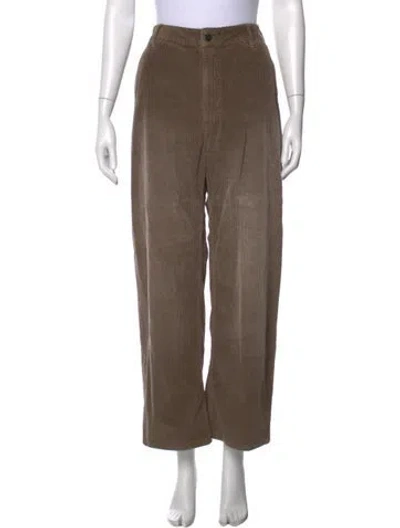 Pre-owned Kallmeyer Wide Leg Pants In Brown