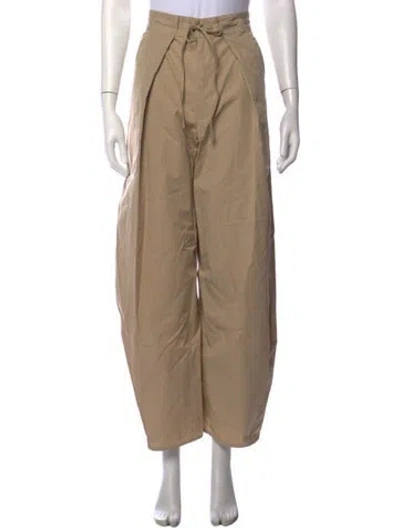 Pre-owned Kallmeyer Wide Leg Pants In Neutrals