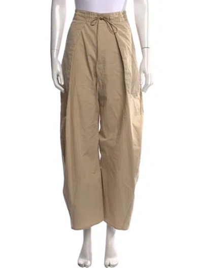 Pre-owned Kallmeyer Wide Leg Pants In Neutrals