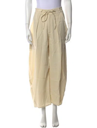 Pre-owned Kallmeyer Wide Leg Pants In Neutrals