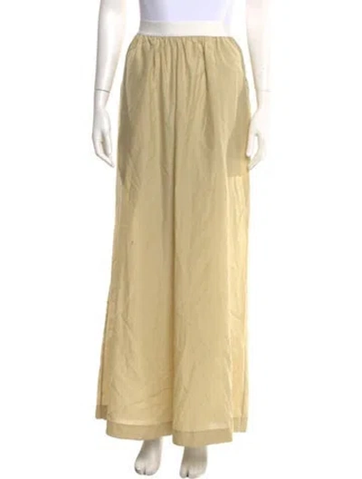 Pre-owned Kallmeyer Wide Leg Pants In Yellow
