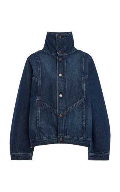 Kallmeyer Winnie Cotton Denim Jacket In Blue