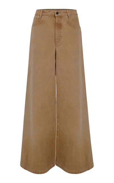 Kallmeyer Winona Jean In Retro Dye Canvas In Brown