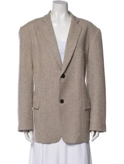 Pre-owned Kallmeyer Wool Blazer In Neutral