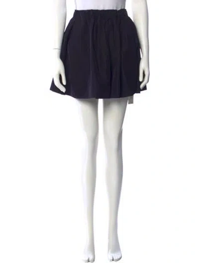 Pre-owned Kallmeyer Wool Mini Skirt In Blue