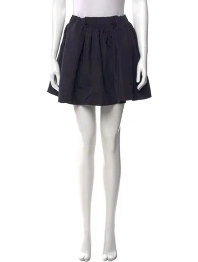 Pre-owned Kallmeyer Wool Mini Skirt In Blue