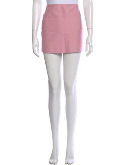 Pre-owned Kallmeyer Wool Mini Skirt W/ Tags In Pink
