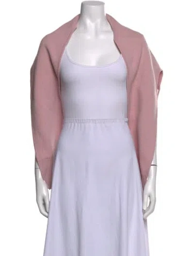 Pre-owned Kallmeyer Wool Open Front Sweater In Pink