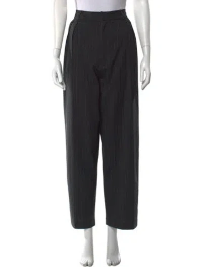 Pre-owned Kallmeyer Wool Straight Leg Pants In Grey