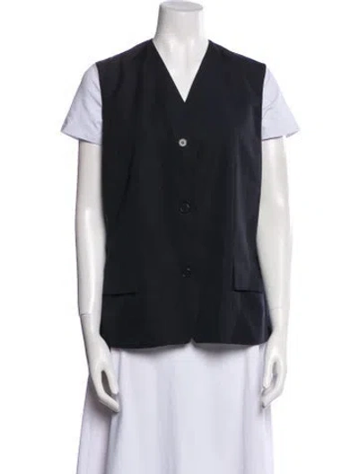Pre-owned Kallmeyer Wool Vest In Black